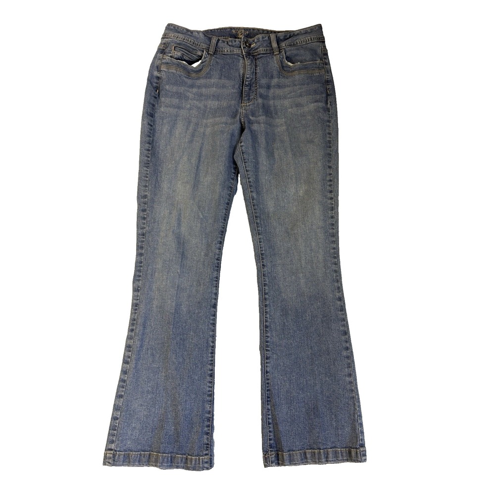 Lee Riders Jeans Women's 16 Blue Bootcut Denim Y2K Indie Grunge Retro Flare